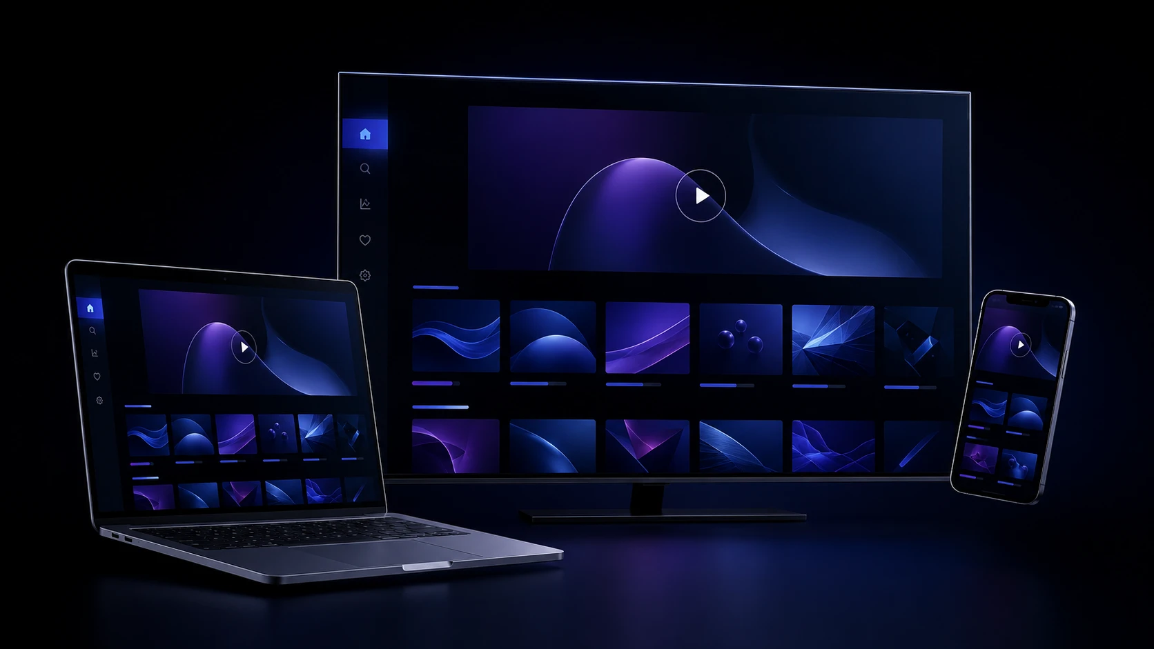 KlaroIPTV auf Smart TV, Laptop und Smartphone
